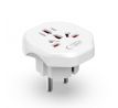 UNIVERZALNY CESTOVNÝ ADAPTÉR TECH-PROTECT UNIVERSAL TRAVEL ADAPTER FROM EU WHITE