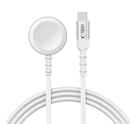 NABÍJAČKA TECH-PROTECT MC01 ULTRABOOST MAGNETIC CHARGER TYPE-C CABLE 120CM APPLE WATCH WHITE