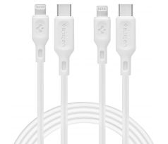 SPIGEN DURASYNC MFI LIGHTING CABLE 2-PACK 100CM WHITE