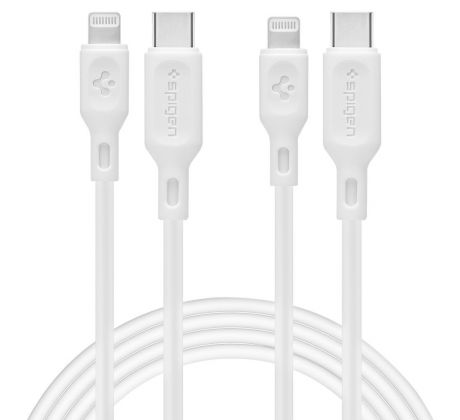 SPIGEN DURASYNC MFI LIGHTING CABLE 2-PACK 100CM WHITE