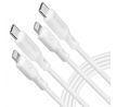 SPIGEN DURASYNC MFI LIGHTING CABLE 2-PACK 100CM WHITE