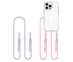 KRYT TECH-PROTECT FLEXAir CHAIN MAGSAFE iPhone 16 Pro Max GREY & PINK