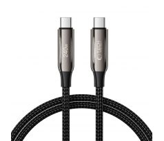 KÁBEL TECH-PROTECT UB10T ULTRABOOST TYPE-C CABLE PD240W/QC4.0 100CM BLACK