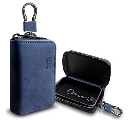 OCHRANA KĽÚČOV/PÚZDRO TECH-PROTECT KLR300 POUCH KEYLESS RFID SIGNAL BLOCKER CASE NAVY BLUE