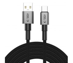 KÁBEL TECH-PROTECT ULTRABOOST DNA TYPE-C CABLE 15W/3A 300CM IRON GREY