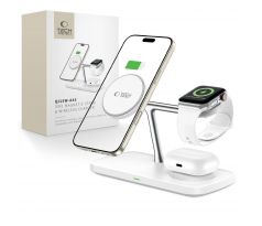 BEZDRÔTOVÁ NABÍJAČKA TECH-PROTECT QI15W-A45 3IN1 MAGNETIC MAGSAFE WIRELESS CHARGER WHITE