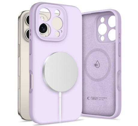 KRYT TECH-PROTECT LIQUID SILICONE MAGSAFE iPhone 16 Pro Max MAUVE