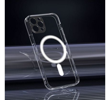 CLEAR MAG COVER  s MagSafe  Samsung Galaxy A36  priesvitný