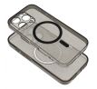 CLEAR MAG COVER  with camera protection s MagSafe  iPhone 16 Pro cierny glitter