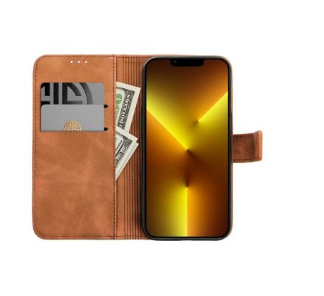 TENDER Book Case  Xiaomi Redmi Note 14 Pro 5G / 14 Pro Plus 5G hnedý