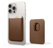 TECH-PROTECT MAGWALLET MAGSAFE UNIVERSAL MAGNETIC CARD HOLDER BROWN