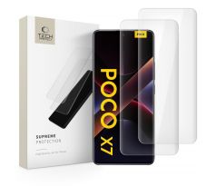 2PACK SET OCHRANNÝCH SKIEL TECH-PROTECT GLASS UV+ 2-PACK XIAOMI REDMI NOTE 14 Pro 4G / 5G / 14 Pro+ Plus 5G / POCO X7 5G CLEAR