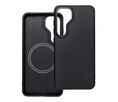 Carbon Elite Mag Cover s MagSafe  Samsung Galaxy S25 cierny