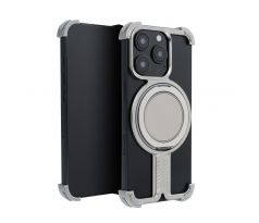 Case TITANIUM Bracket  iPhone 15 Pro strieborný