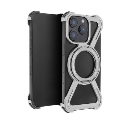 Case TITANIUM Escort  iPhone 15 Pro Max strieborný