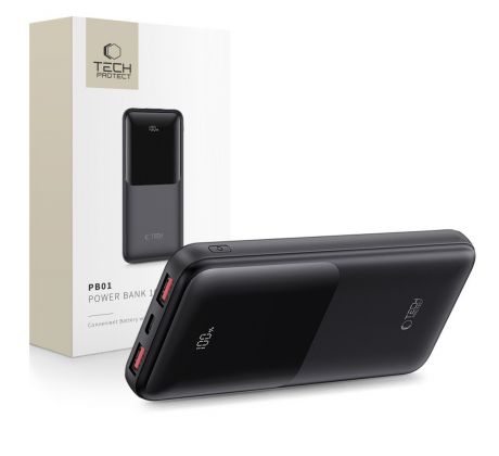 TECH-PROTECT PB01 POWER BANK 10000mAh 22.5W BLACK